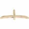 Ekena Millwork Bellingham Rough Sawn Timber Gable Bracket, Douglas Fir, 60"W x 25"H x 4"D x 4"F, 10/12 Pitch GBW060X25X0404BEL00RDF - alternate 4
